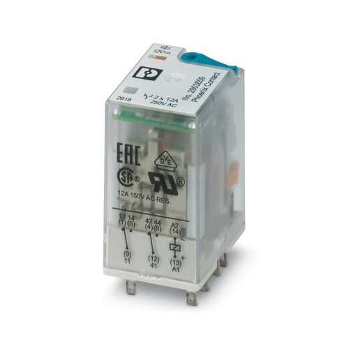 Phoenix Contact 2903659 Single relay REL-IR2/LDP- 12DC/2X21