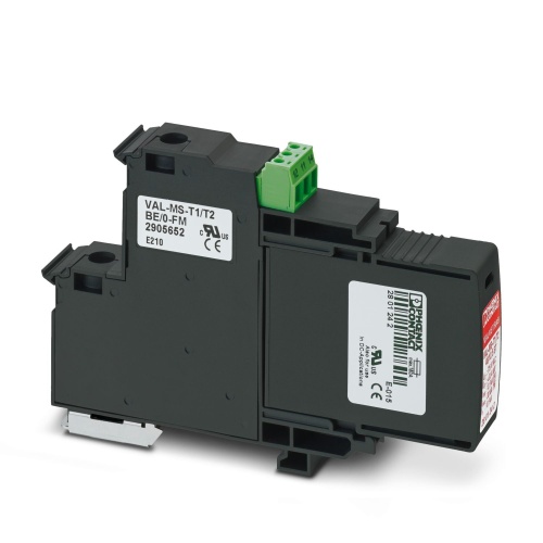 Phoenix Contact 2906282 Lightning/surge arrester type 1/2 VAL-MS-T1/T2 48/12.5/O-FM