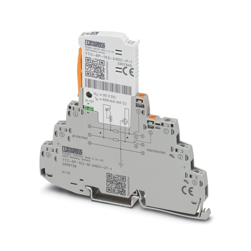 Phoenix Contact 2906738 Surge protection device TTC-6P-1X2-M-24DC-UT-I