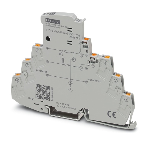 Phoenix Contact 2906772 Surge protection device TTC-6-1X2-F-M-24DC-PT-I