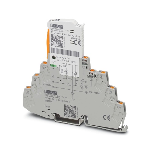 Phoenix Contact 2906794 Surge protection device TTC-6P-2X1-F-M-24DC-PT-I