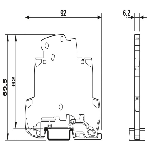 Phoenix Contact 2906854 Surge protection device TTC-6-MOV-C-24DC-PT-I