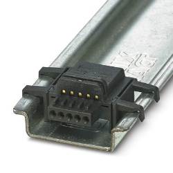 Phoenix Contact PT-IQ-17,5-TBUS-5-2.0 DIN rail connector - Black - 2906878