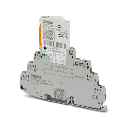 Phoenix Contact 2908203 Surge protection device TTC-6P-2X1-48DC-UT-I
