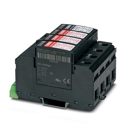 Phoenix Contact 2910354 Type 1 surge protection device VAL-US-120/40/3+1-FM
