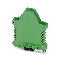 Phoenix Contact ME 22,5 UT BUS/10+2 GN - DIN Rail Housing, 3.9" x 0.9" x 4.2" (HxWxD) - 2915232