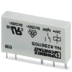 Phoenix Contact 2961105 Pluggable Relay 24 VDC/6A 1 Pole Double Throw 5mm