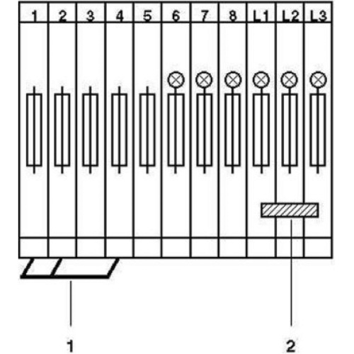 Phoenix Contact 3007916 Fuse modular terminal block UK 5-HESI GY