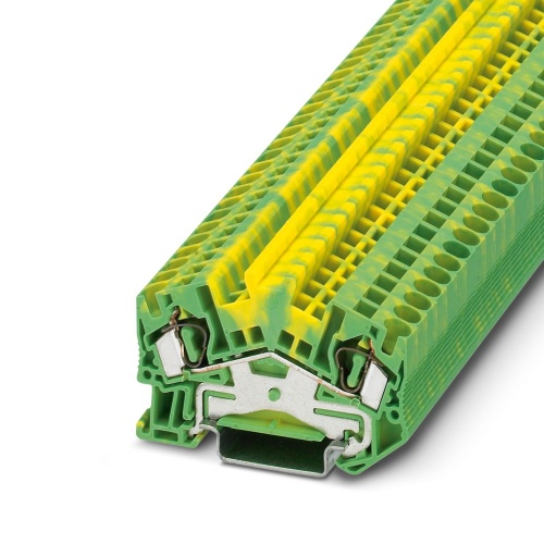 Phoenix Contact 3036440 Spring-cage protective conductor terminal block STS 4-PE
