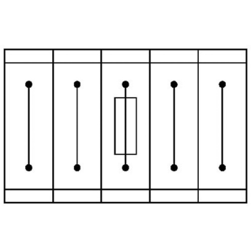 Phoenix Contact 3039890 Fuse modular terminal block ST 4-HESI (5X20) GY/GY