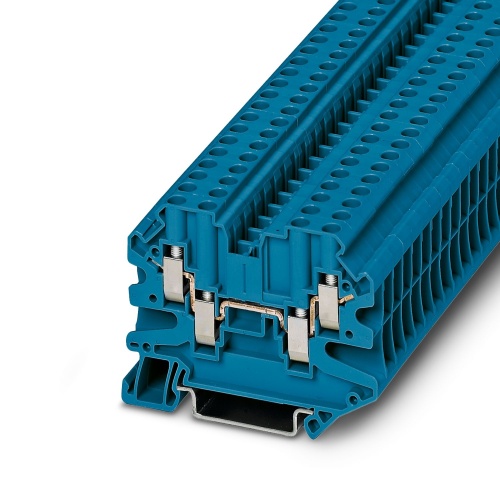 Phoenix Contact 3048836 Four-conductor universal terminal block UT 4-QUATTRO HV BU