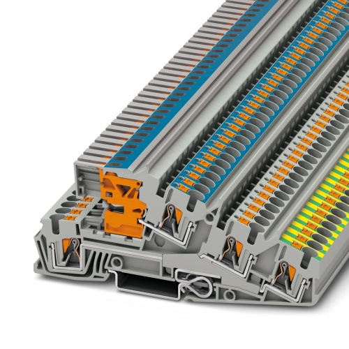 Phoenix Contact 3214047 Installation protective conductor terminal block PTI 4-PE/L/NT