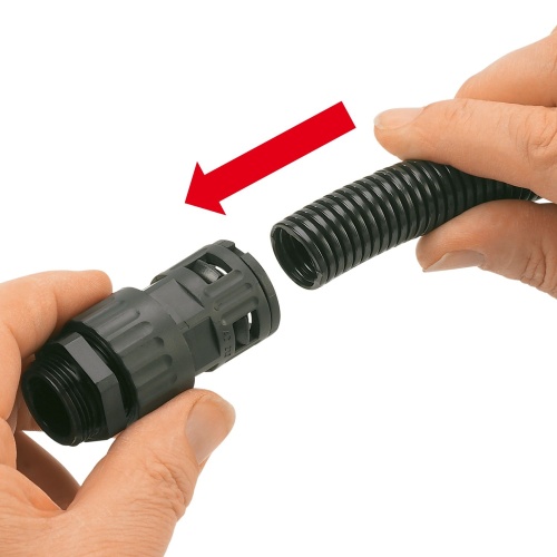 Phoenix Contact 3240956 Protective hose screw connection WP-GR HF IP66 M32 BK