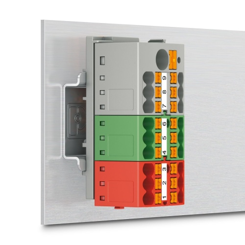 Phoenix Contact 3273286 Distribution block PTFIX 12X2,5 GY
