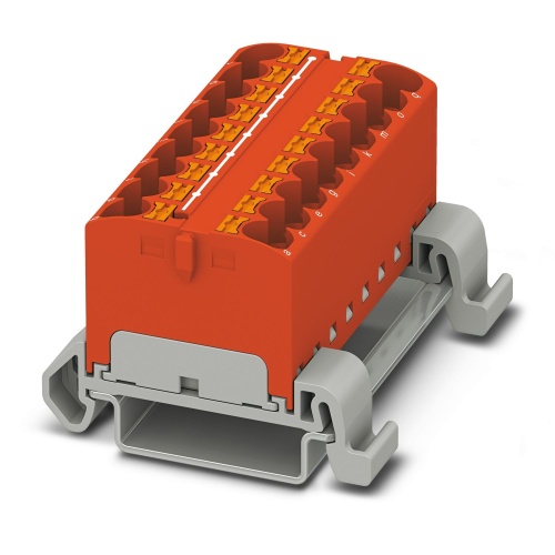 Phoenix Contact 3273706 Distribution block PTFIX 18X4-NS35A RD