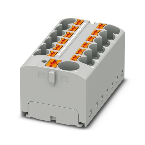 Phoenix Contact 3273878 Distribution block PTFIX 10/12X4 GY
