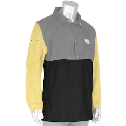 PIP 8052/5XL Proban® FR 7 oz. Cotton Bib Apron for 8051 Cape Sleeve