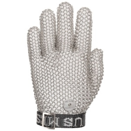 PIP USM-1190-XS Large Ring Stainless Steel Mesh Glove with Adjustable Strap - Wrist Length