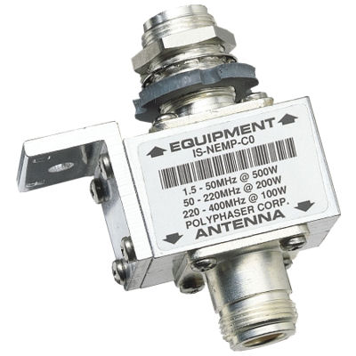 Polyphaser IS-NEMP-C2 Coax Nuclear EMP Protector 125 MHz-1 GHz