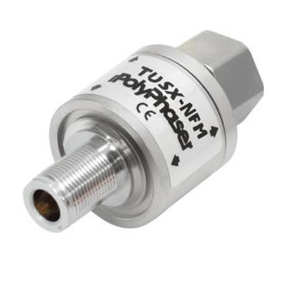 Polyphaser TUSX-NFF Coax Lightning Protector 300 MHz-1.2 GHz