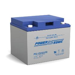 PowerSonic Battery PG12V42FR Premium General Purpose Battery 12V 42AH