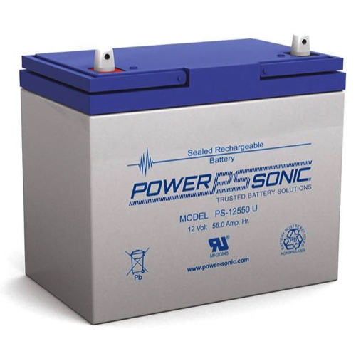 PowerSonic Battery PS12550 General Purpose Battery 12V 55AH