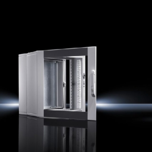 Rittal 2249605 Wall-mounted enclosure EL, 3-part with Backplate and profile rails, static installation