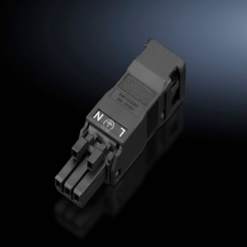 Rittal 2500600 Connection accessories for self-assembly for LED system lights, plug/bushing