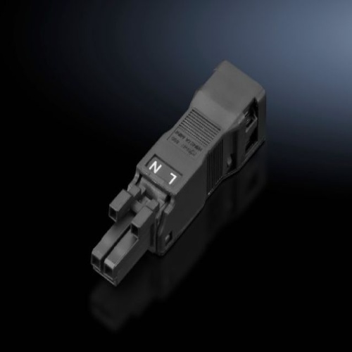 Rittal 2500620 Connection accessories for self-assembly for LED system lights, plug/bushing