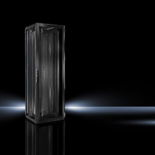 Rittal 5508220 Network And Server Rack - Carbon steel, 23.6" x 78.7" x 39.4" (WxHxD)