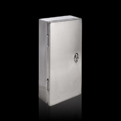 Rittal 8018152 Stainless Steel Enclosure - 316L Stainless Steel, NEMA 4X, 5.91"  x 7.87"  x 5.91" (WxHxD)