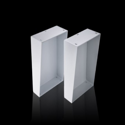 Rittal 8018426 Floorstand Kit - Carbon Steel, 15.7" Depth