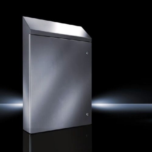 Rittal 8018698 Stainless Steel Enclosure - 304 Stainless Steel, NEMA 4X, 19.7" x 23.4" x 8.27" (WxHxD)