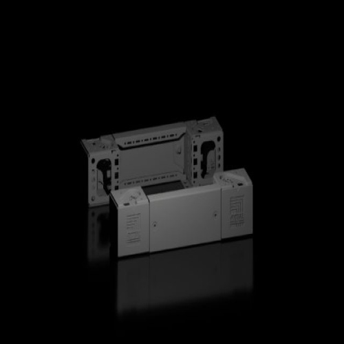 Rittal 8660001 Base/plinth corner pieces with base/plinth trim panels, front and rear for base/plinth system VX, sheet steel