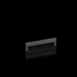 Rittal 8660093 Base/plinth trim panels with brush strip for base/plinth system VX, sheet steel