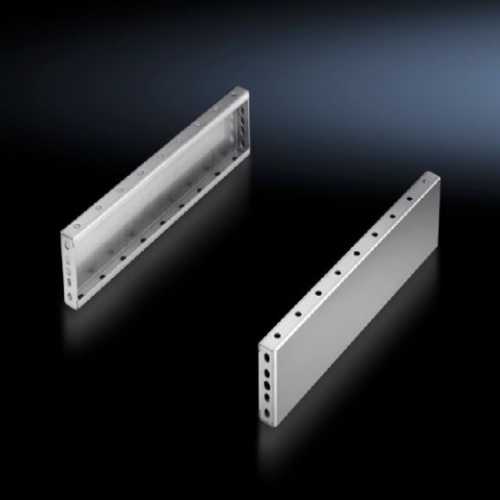 Rittal 8701040 Base/plinth trim panels, side, 100 mm Stainless steel for base/plinth components front and rear