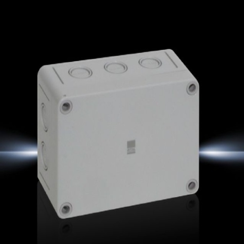 Rittal 9508050 Non-Metallic Enclosure - Polycarbonate, NEMA 4X, 5.12" x 3.7" x 2.24" (WxHxD)