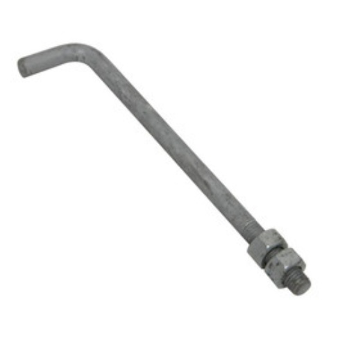 Rohn 5/8X12BB Base Bolt, Hdg, 5/8"