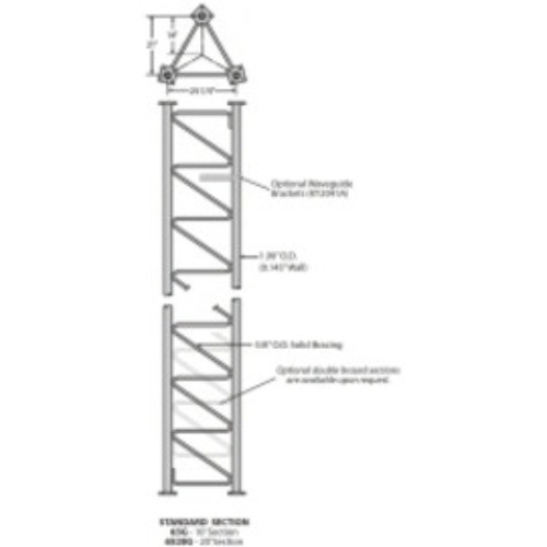 Rohn 65G 65G Standard Section, 10'-0"