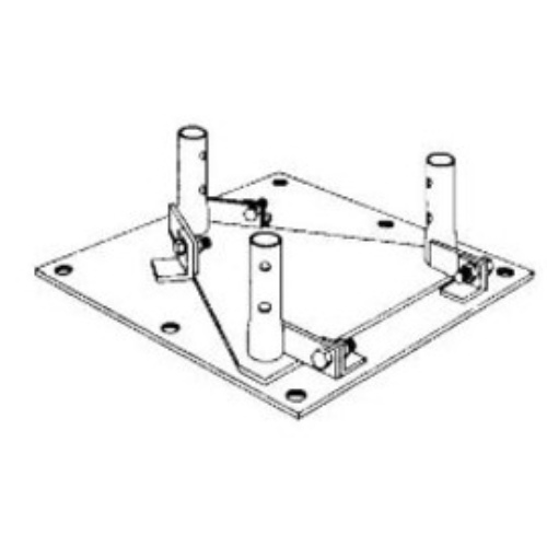 Rohn BPH25G 25G Hinged Base Plate