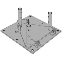 Rohn BPH45G 45G Hinged Base Plate