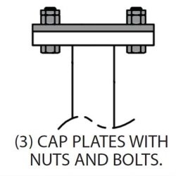Rohn CP4A Rohn Cp4A 65G Cap Plate Kit