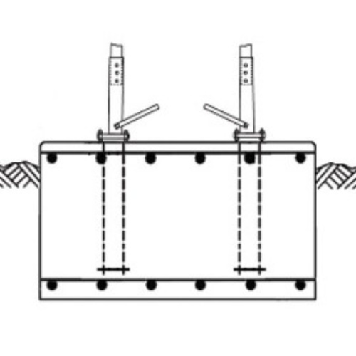 Rohn RAL04 Anchor Base Section 4