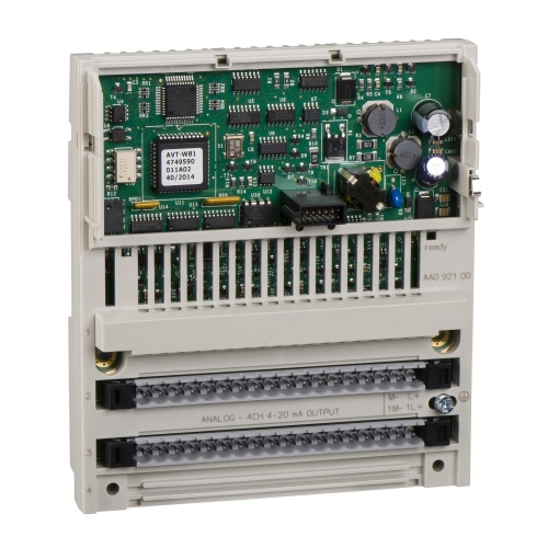 Schneider Electric 170AAO92100 - distributed analog output Modicon Momentum - 4 Output - 4..20 mA
