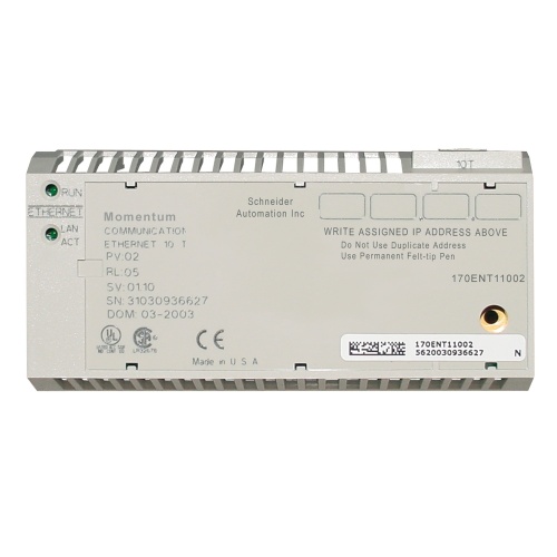 Schneider Electric 170ENT11001 - Modicon Momentum - Ethernet communication Adapter - 10/100 Mbit/s