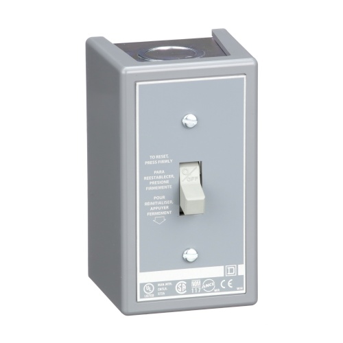 Schneider Electric 2510FG1 Manual Starter, fractional horsepower, 16A, 1 pole, 1 HP at 277 VAC, toggle operated, no indicator, NEMA 1 enclosure
