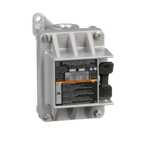 Schneider Electric 2510KR2H NEMA Manual Starter - 30 Amp, Three Pole