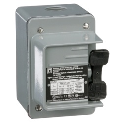 Schneider Electric 2510KW2H NEMA Manual Starter - 30 Amp, Three Pole