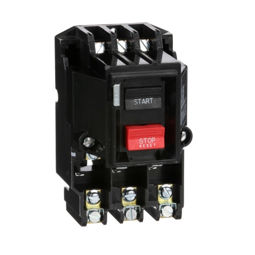 Schneider Electric 2510MBO2 Manual Starter, integral horsepower, NEMA M0, 600 VAC, 3 pole, 5 HP at 380/575 VAC, three Phase, no indicator, open