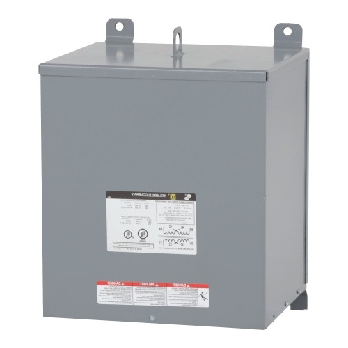 Schneider Electric 25S1F Dry Type Transformer - Single Phase, 25 kVA, 240 X 480V In, 120/240V Out